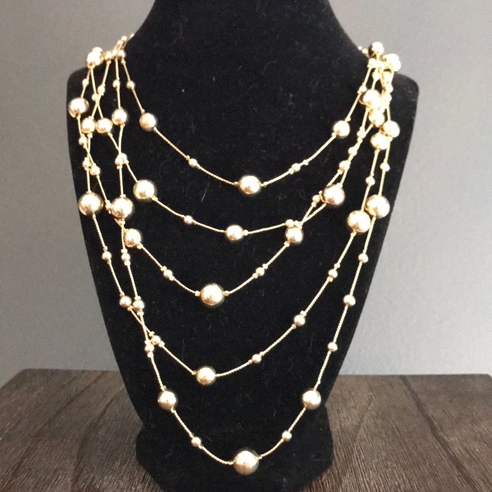 Multi strand necklace
